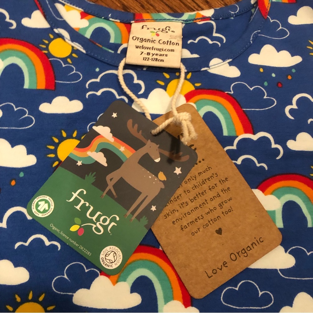 NEW | Frugi | Rainbow Skater Dress - Picture 5 of 10